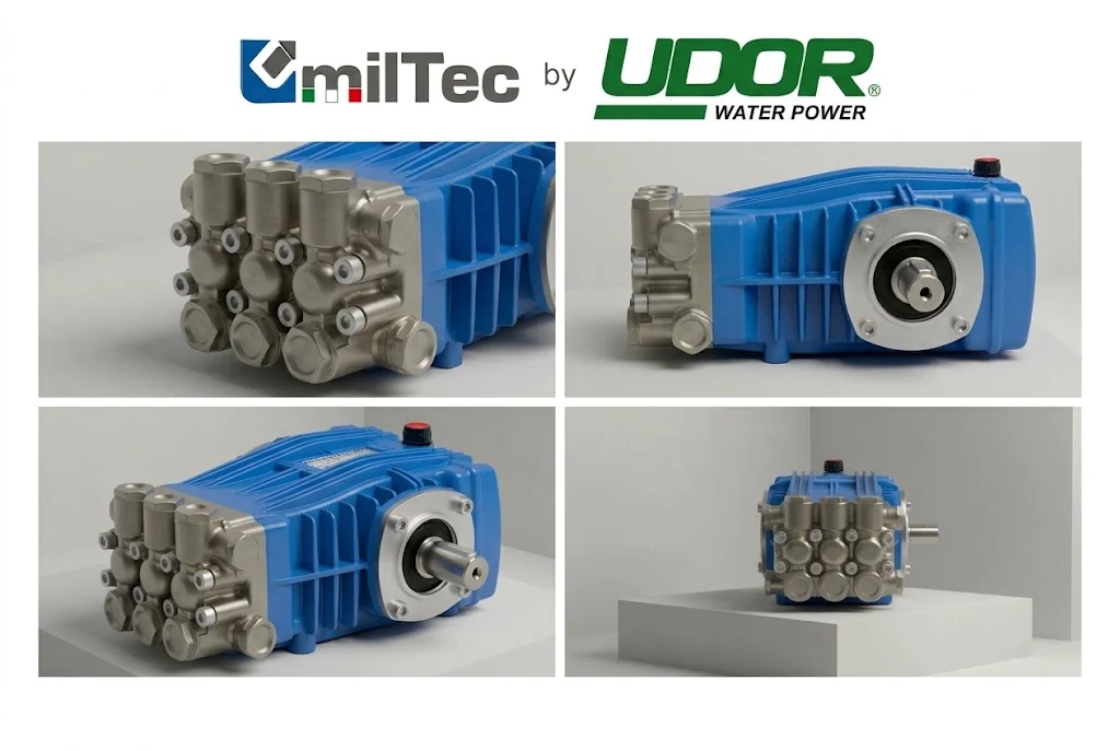 Pompy do myjni samochodowych Emiltec EUCW 15/20 S i UDOR BCWC 15/20 S